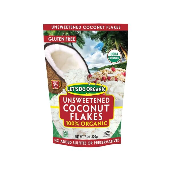 Let's Do Organic Unsweetened Coconut flakes